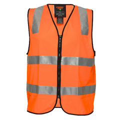 Portwest Fire Warden Zip Vest D/N 2 Tone Reflective Tape Work Safety MZ104-KarWorkwear