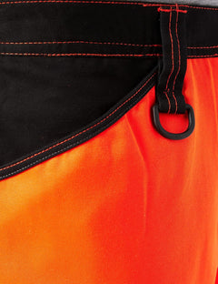 PW340 Hi Vis Work Trousers High Visibility Safety Pants with Durable Polycotton and Kneepad Pockets