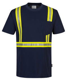 F131 Iona Xtra Enhanced Visibility T-Shirt Navy, Xx-Large